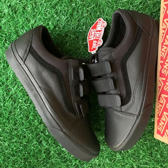 VANS OLD SKOOL V LEATHER Ballistic/Black WMNS - Picture 17 of 17